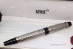 Mont Blanc Replica Rollerball Pen Stainless Steel - Wave Pattern